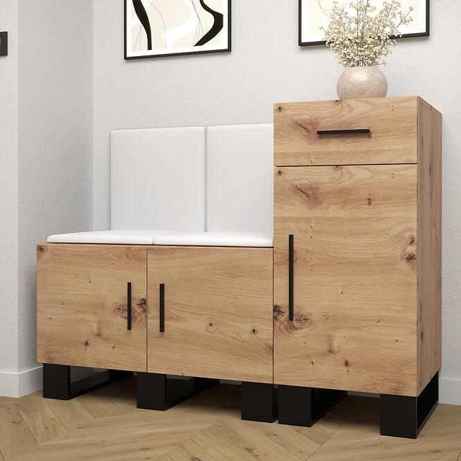 Predsieňový nábytok s vešiakom Artin dub artisan