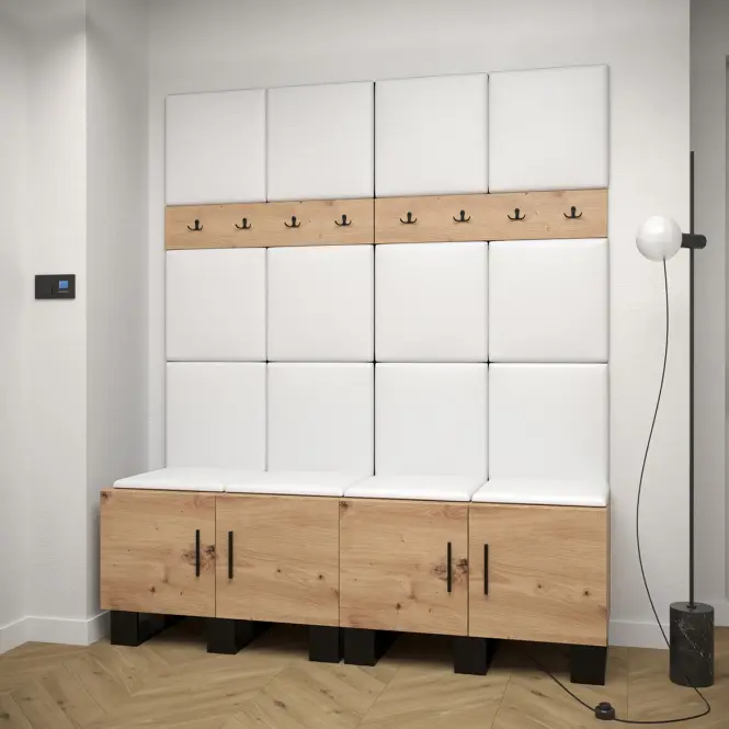 Predsieňový nábytok s vešiakom Artin dub artisan