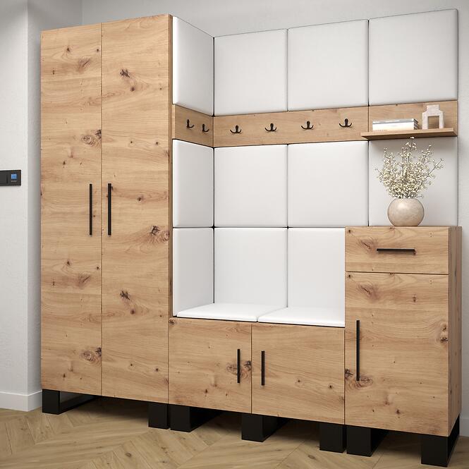 Predsieňový nábytok s vešiakom Artin dub artisan