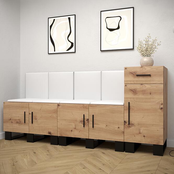 Predsieňový nábytok s vešiakom Artin dub artisan