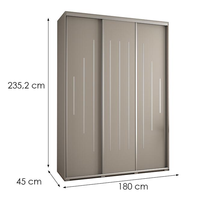Skriňa Dakota 12-180 (45) kašmír,2