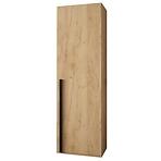 Skriňa Miro dub craft/čierna matná