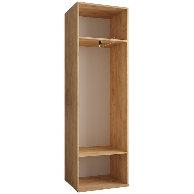 Skriňa Miro dub craft/čierna matná