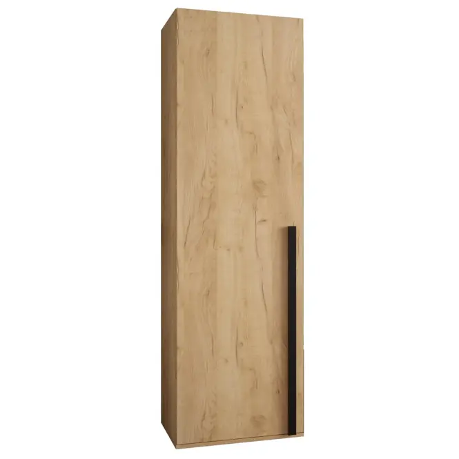 Skriňa Miro dub craft/čierna matná