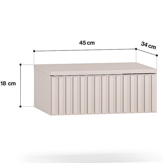 Nočný Stolík Sophie 29 Cashmere