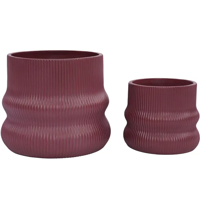 Kvetináč lc5083-2s /22.5x22.5x19/bordová