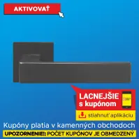 Dverová kľučka Trend ZR25 čierny (SK)