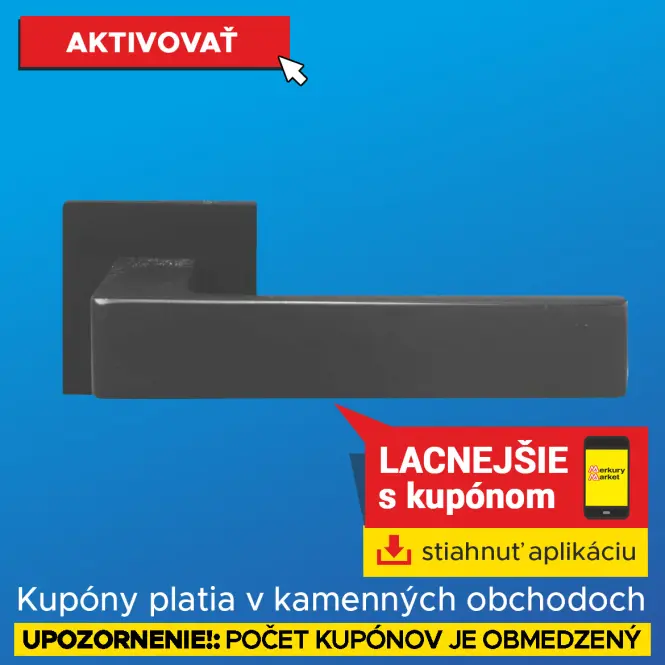 Dverová kľučka Trend ZR25 čierny (SK)