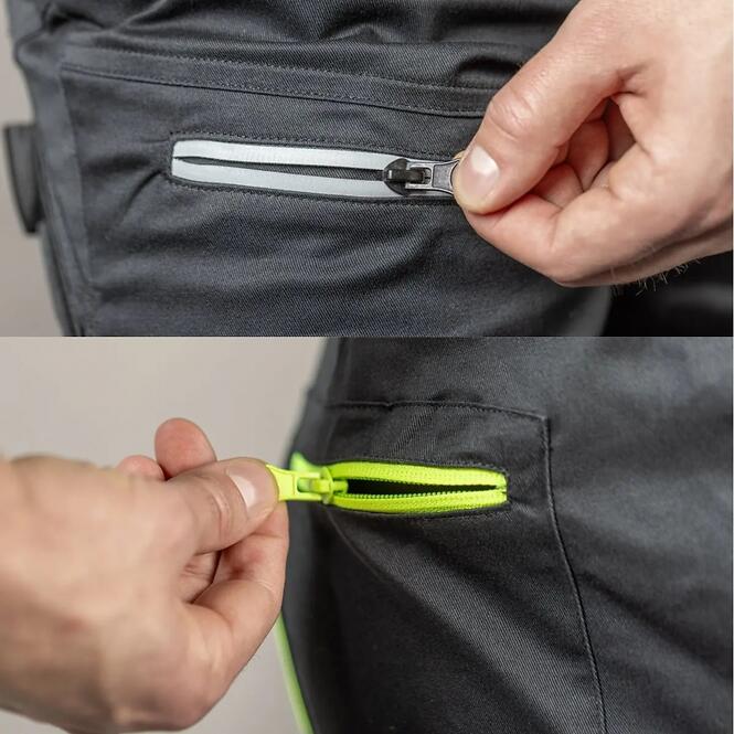 Čierne elastické pracovné nohavice Reetz XL,3
