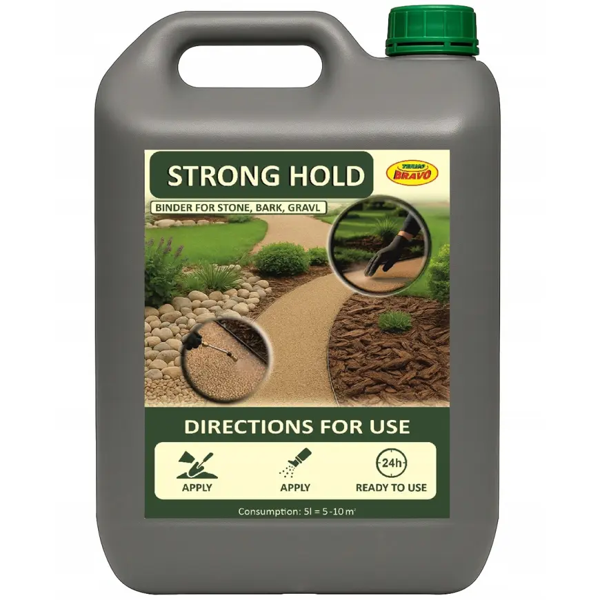 Stabilizátor Strong Hold na kameň, kôru a štrk 5l