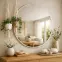 Okrúhle dekoratívne zrkadlo FI80 WHITE,2