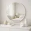 Okrúhle dekoratívne zrkadlo FI80 WHITE