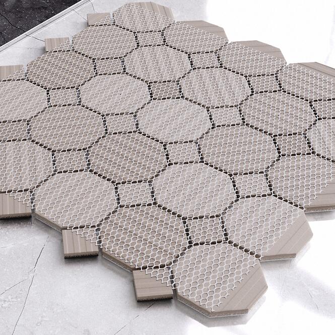 Mozaika Octagon White Classic Mat 29,3/29,3