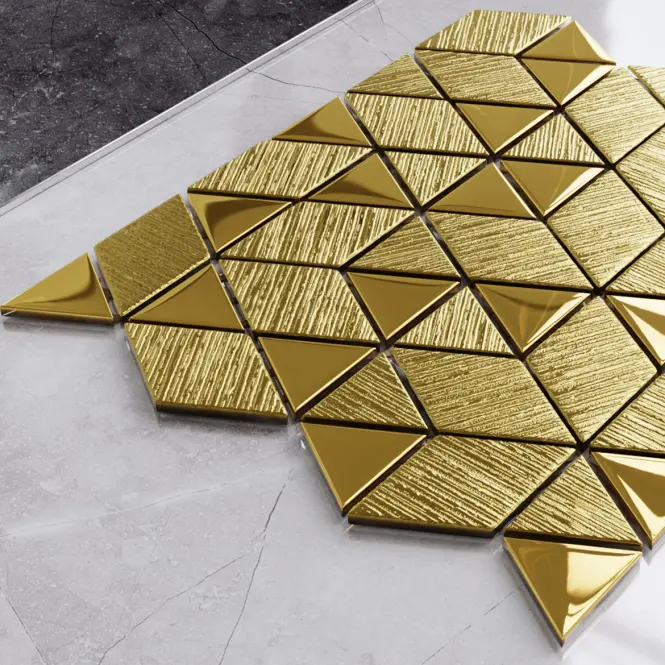 Mozaika Triangle Diamond Gold 26,3/30,3
