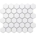 Mozaika hexagon White Mat Big 27,7/32,3