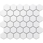 Mozaika hexagon White Mat Big 27,7/32,3