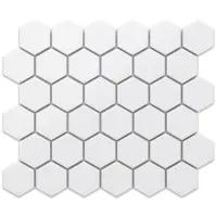 Mozaika hexagon White Mat Big 27,7/32,3