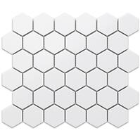 Mozaika hexagon White Mat Big 27,7/32,3