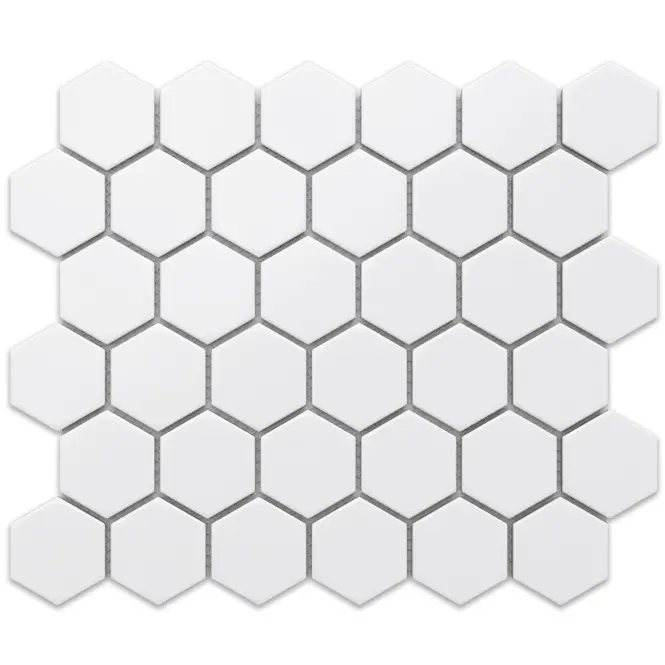 Mozaika hexagon White Mat Big 27,7/32,3