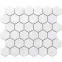Mozaika hexagon White Mat Big 27,7/32,3
