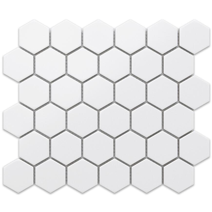 Mozaika hexagon White Mat Big 27,7/32,3