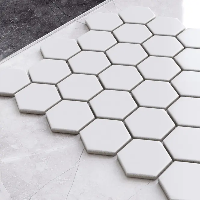 Mozaika hexagon White Mat Big 27,7/32,3,2