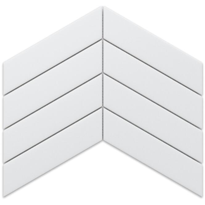 Mozaika Big Chevron White 21,5/31,6
