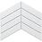 Mozaika Big Chevron White 21,5/31,6