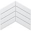Mozaika Big Chevron White 21,5/31,6