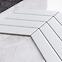 Mozaika Big Chevron White 21,5/31,6,2