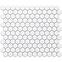 Mozaika hexagon White Mat Small 26/30