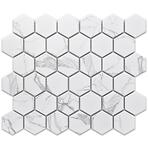 Mozaika hexagon Classic Carrara Mat 27,7/32,3