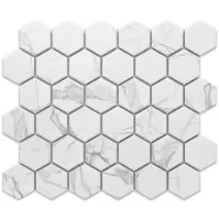 Mozaika hexagon Classic Carrara Mat 27,7/32,3