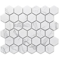 Mozaika hexagon Classic Carrara Mat 27,7/32,3