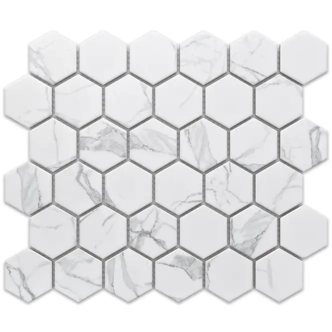 Mozaika hexagon Classic Carrara Mat 27,7/32,3