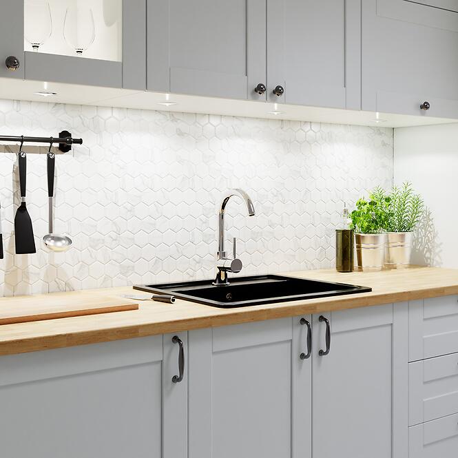 Mozaika hexagon Classic Carrara Mat 27,7/32,3
