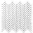 Mozaika Mini Chevron White Gloss 27/28