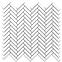 Mozaika Mini Chevron White Gloss 27/28