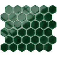 Mozaika hexagon Deep Green 27,7/32,3