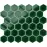 Mozaika hexagon Deep Green 27,7/32,3
