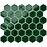 Mozaika hexagon Deep Green 27,7/32,3