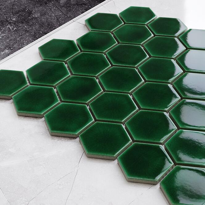 Mozaika hexagon Deep Green 27,7/32,3