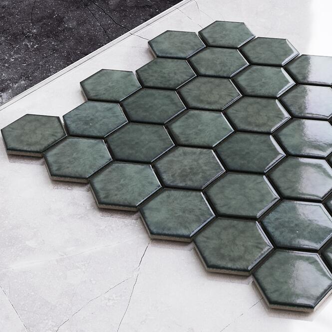 Mozaika hexagon Green Nori 25,7/29,7