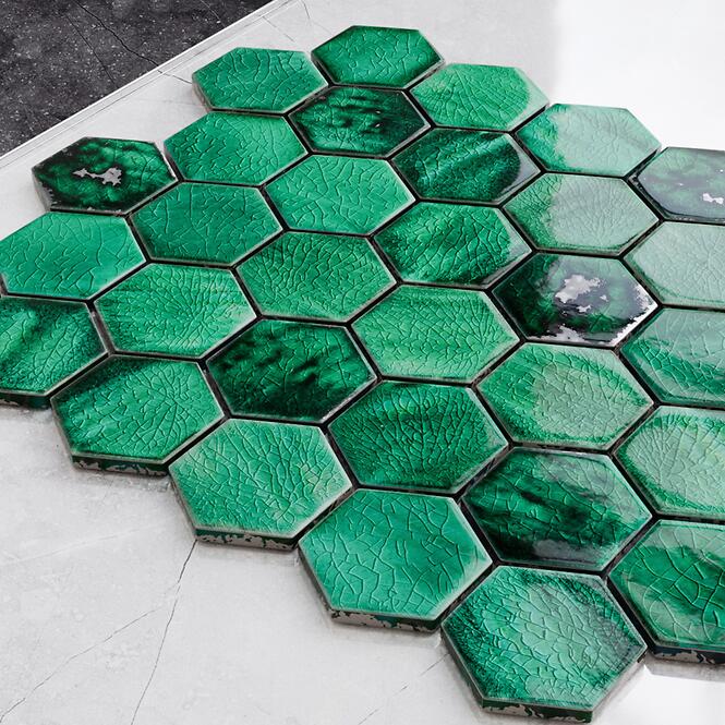 Mozaika hexagon Mykonos Green 27/31,2