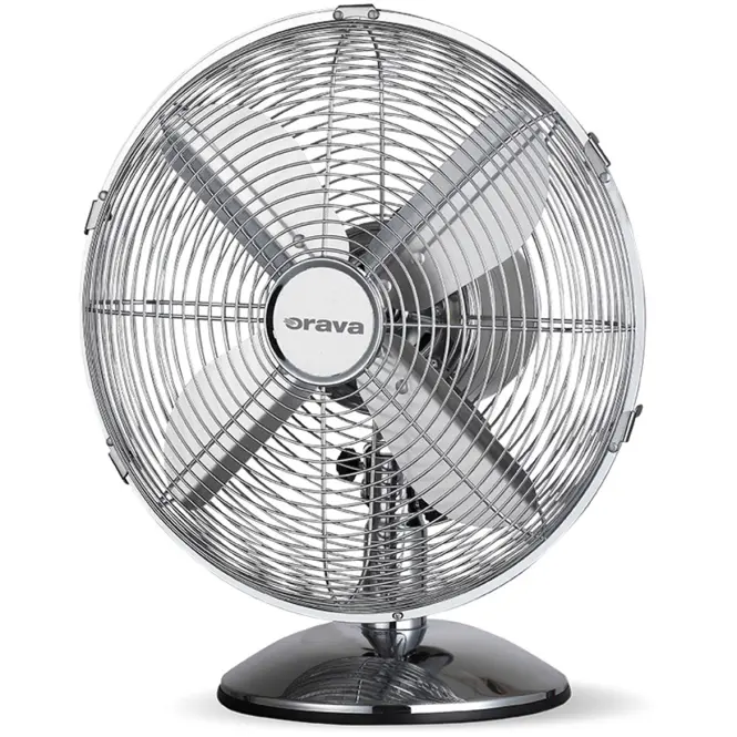 Ventilátor stolný Sf-100x 25cm 30W Steel
