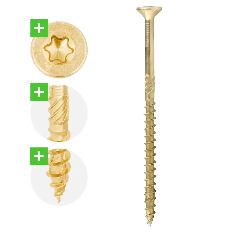 Konštrukčná Skrutka Master So Zápustnou Hlavou Torx 4.5×70 L60