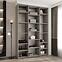 Skriňa Como 1-160 (40) kašmír/čierna,6