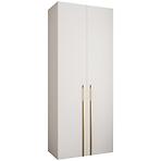 Skriňa Como 3-100 (40) biela/zlatá