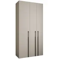 Skriňa Como 3-120 (40) kašmír/čierna