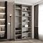 Skriňa Como 3-130 (40) kašmír/čierna,6